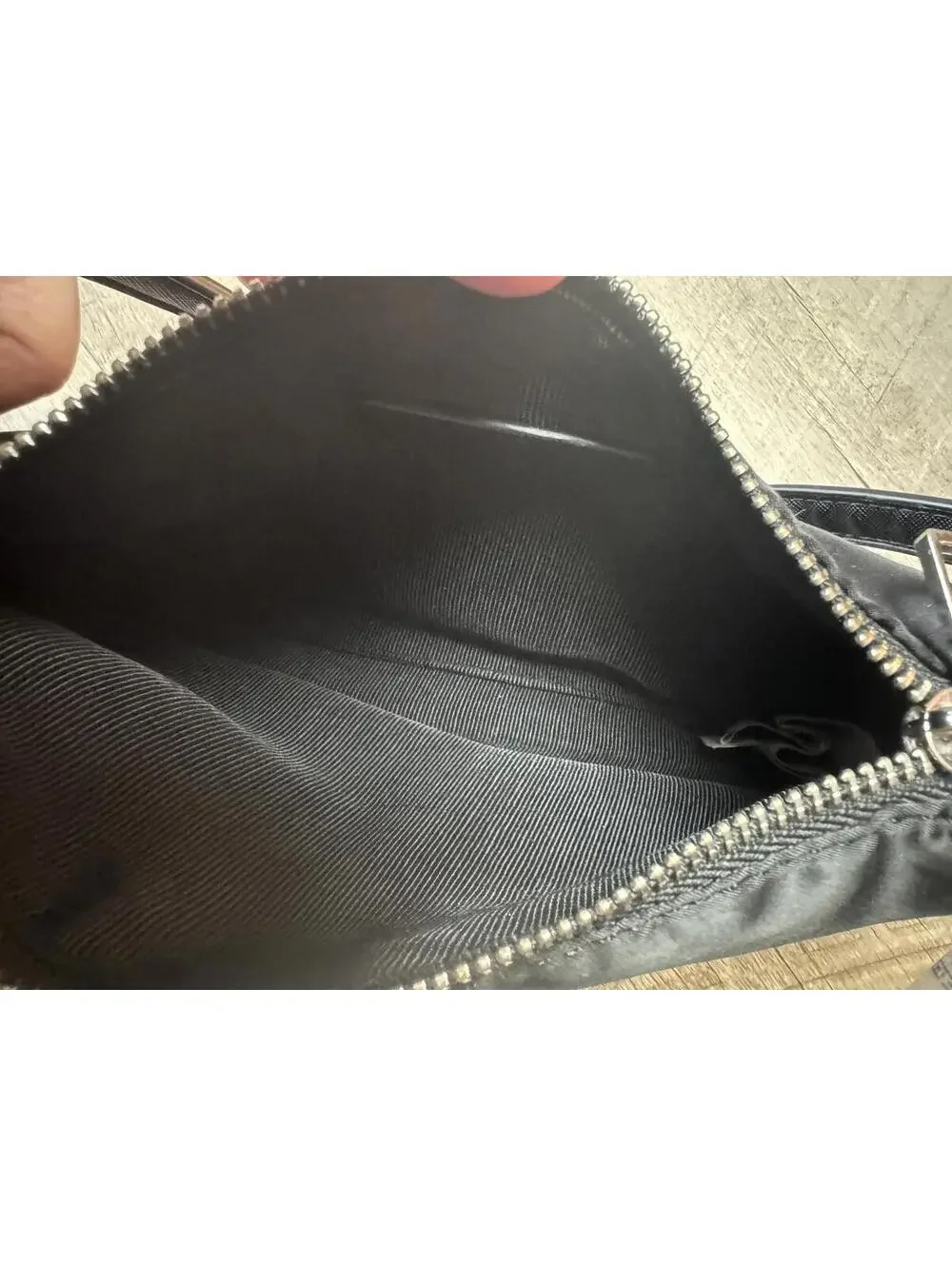 Zara Black Satin-y Shoulder Bag - Picture 4 of 4